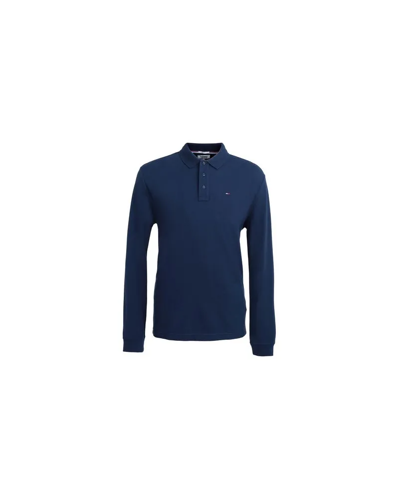 Tommy Hilfiger TJM ESSENTIAL LONGSL   - TOPS - Poloshirtsauf YOOX.COM Nachtblau