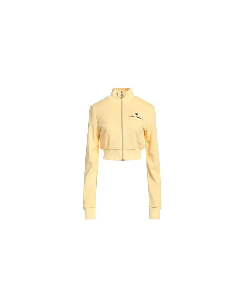 Chiara Ferragni TOPS - Sweatshirtsauf YOOX.COM Pastellgelb