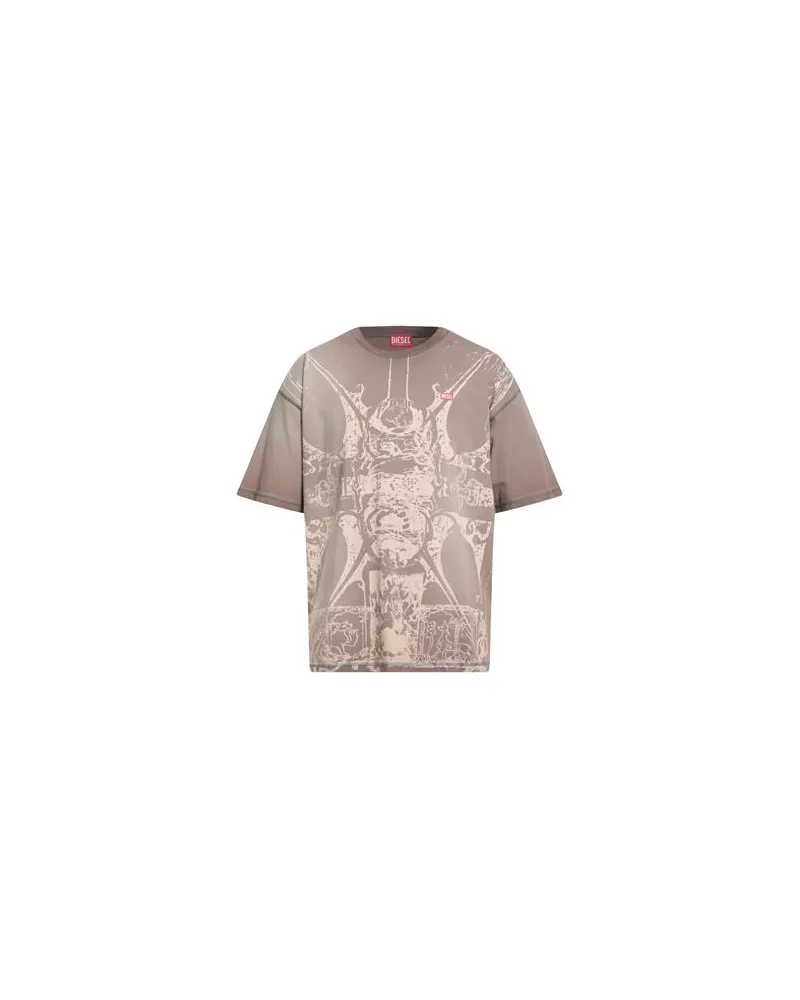 Diesel TOPS - T-shirtsauf YOOX.COM Hellbraun