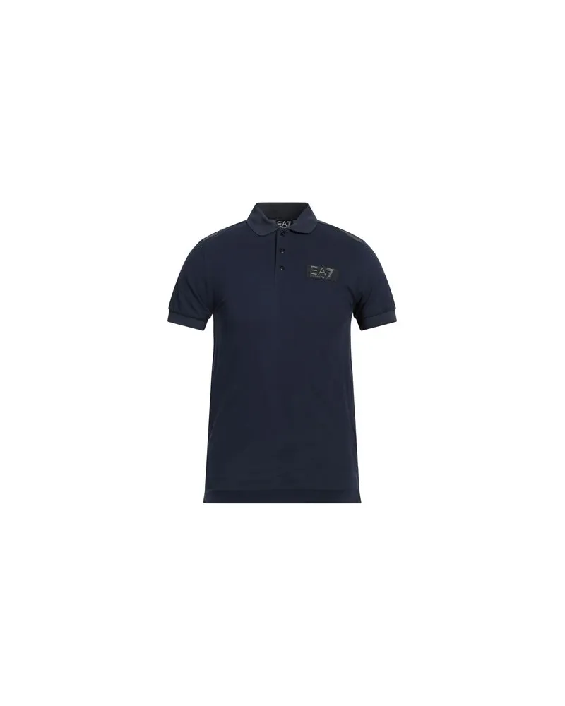 EA7 TOPS - Poloshirtsauf YOOX.COM Marineblau