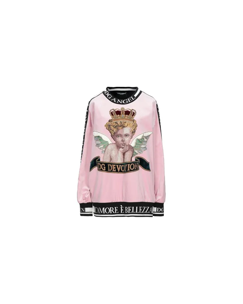 Dolce & Gabbana TOPS - Sweatshirtsauf YOOX.COM Rosa