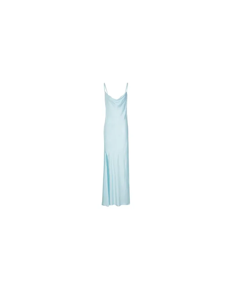 8 by Yoox SLIP MAXI DRESS  - KLEIDER - Maxi-Kleiderauf YOOX.COM Himmelblau