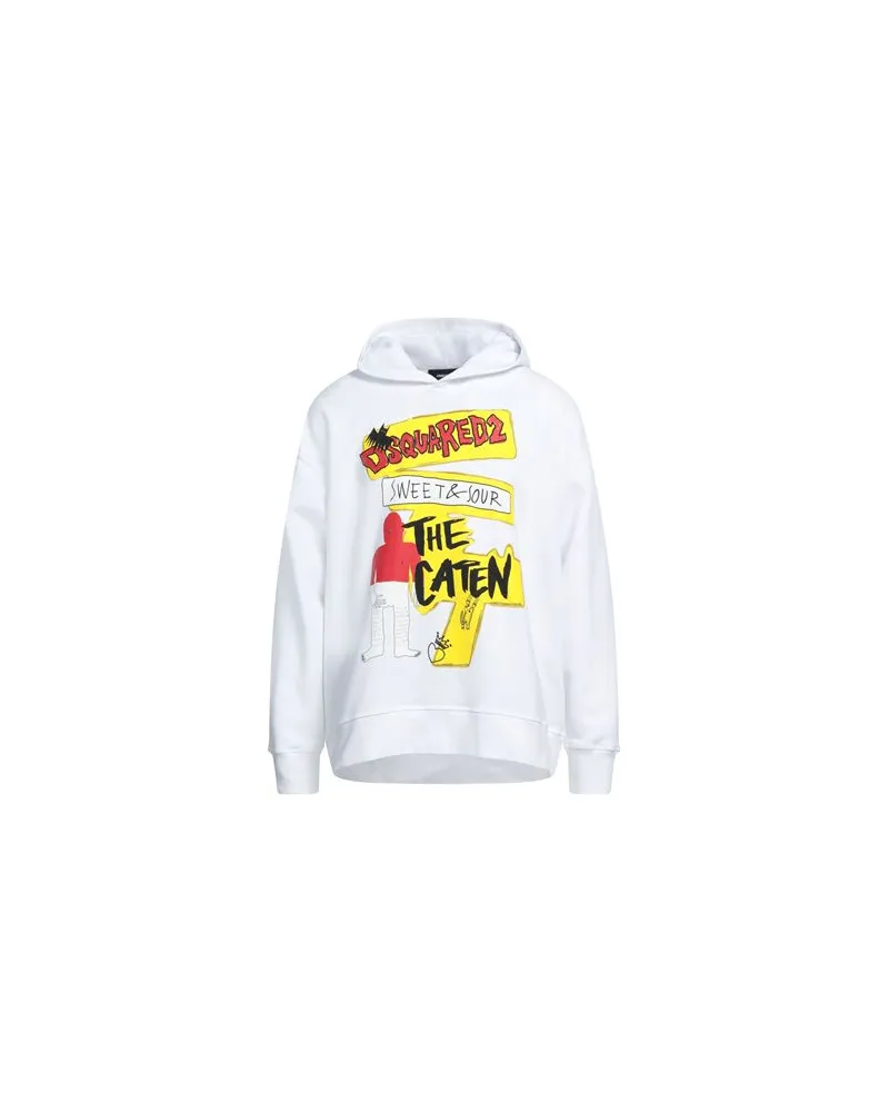Dsquared2 TOPS - Sweatshirtsauf YOOX.COM Weiß