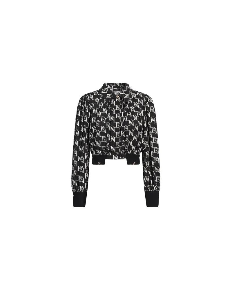 Elisabetta Franchi TOPS - Hemdenauf YOOX.COM Schwarz