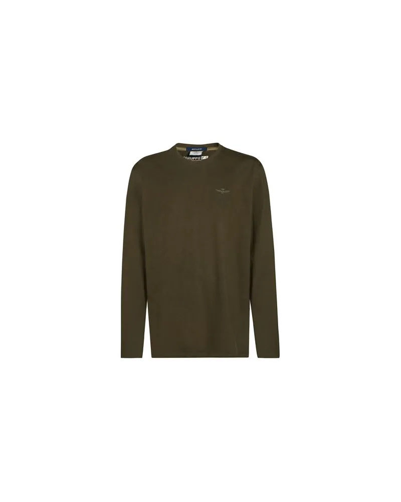 Aeronautica Militare TOPS - T-shirtsauf YOOX.COM Militärgrün