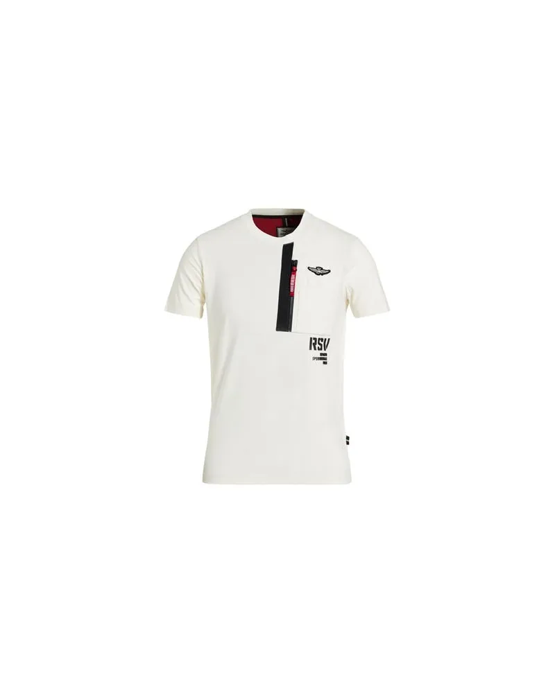 Aeronautica Militare TOPS - T-shirtsauf YOOX.COM Elfenbein