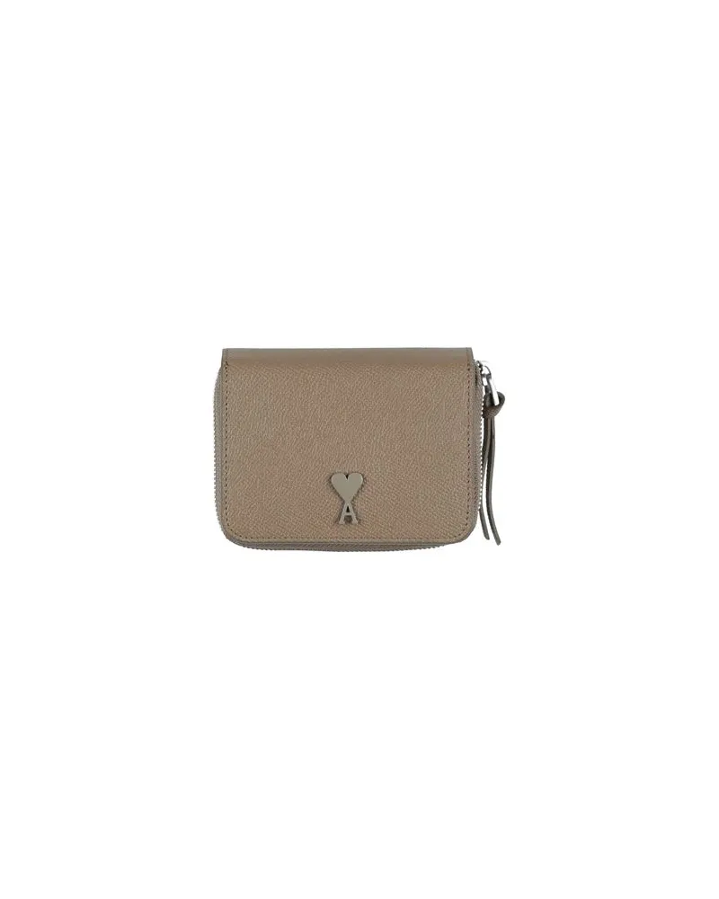 AMI Paris Kleinlederwaren - Brieftaschenauf YOOX.COM Khaki