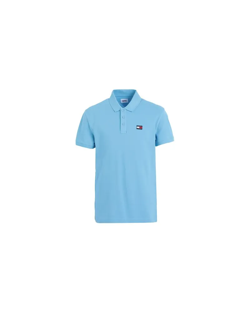 Tommy Hilfiger TOPS - Poloshirtsauf YOOX.COM Hellblau