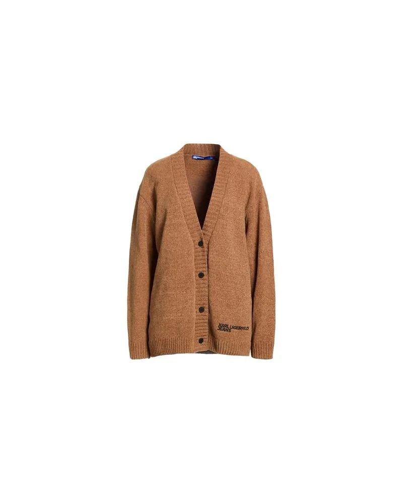 Karl Lagerfeld STRICKWAREN - Strickjackenauf YOOX.COM Kamel
