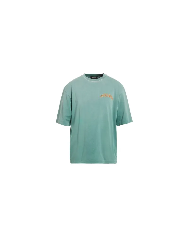 Dsquared2 TOPS - T-shirtsauf YOOX.COM Smaragdgrün