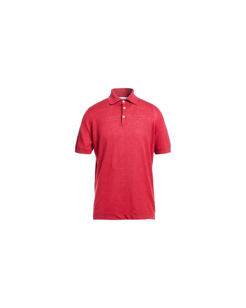 Brunello Cucinelli TOPS - Poloshirtsauf YOOX.COM Tomatenrot