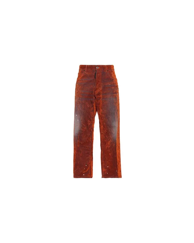 Dsquared2 HOSEN & RÖCKE - Jeanshosenauf YOOX.COM Rostrot