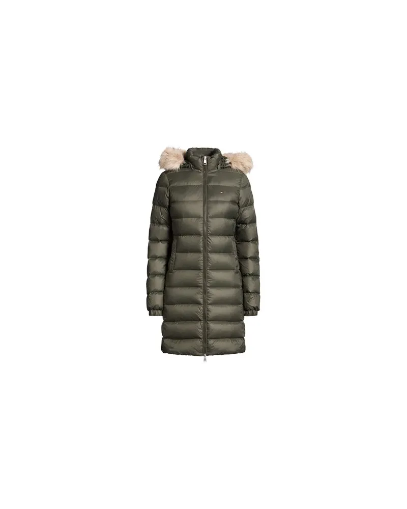 Tommy Hilfiger JACKEN & MÄNTEL - Pufferjacken & Daunenjackenauf YOOX.COM Militärgrün