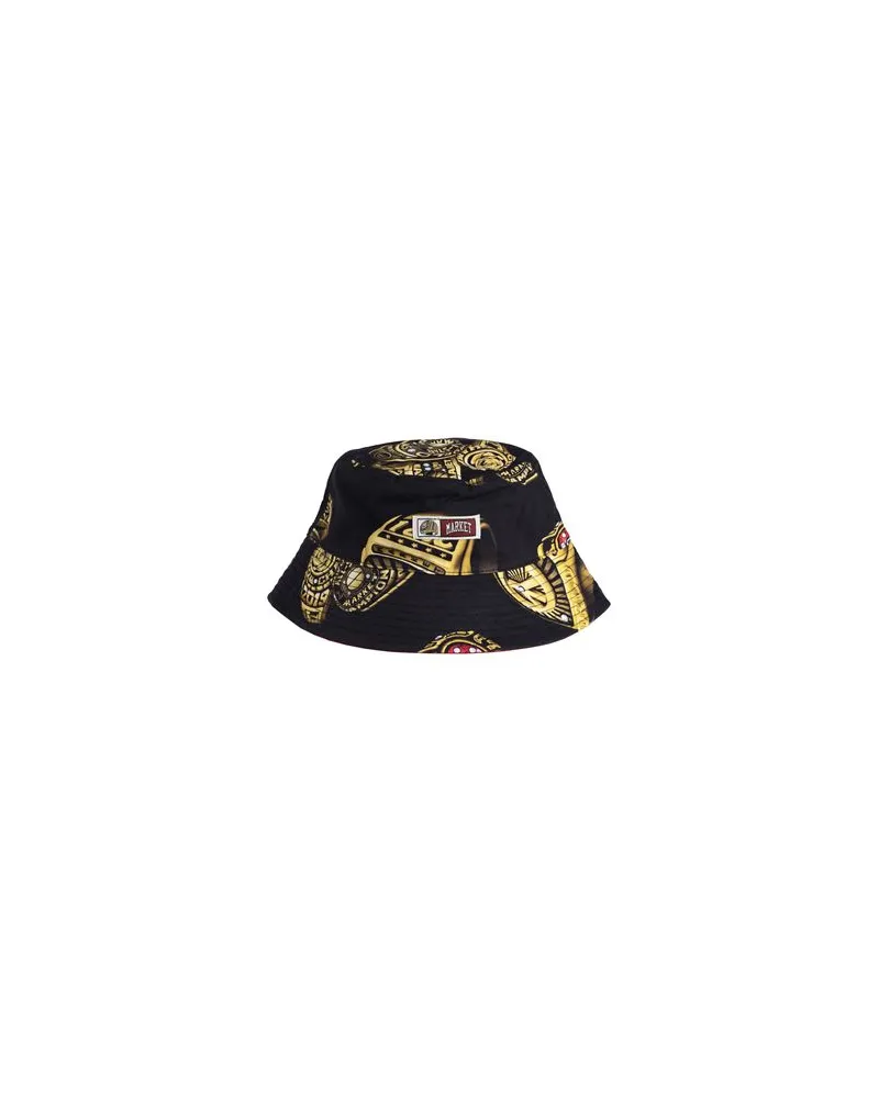 Market 3D RINGS REVERSIBLE BUCKET  - ACCESSOIRES - Mützen & Hüteauf YOOX.COM Schwarz