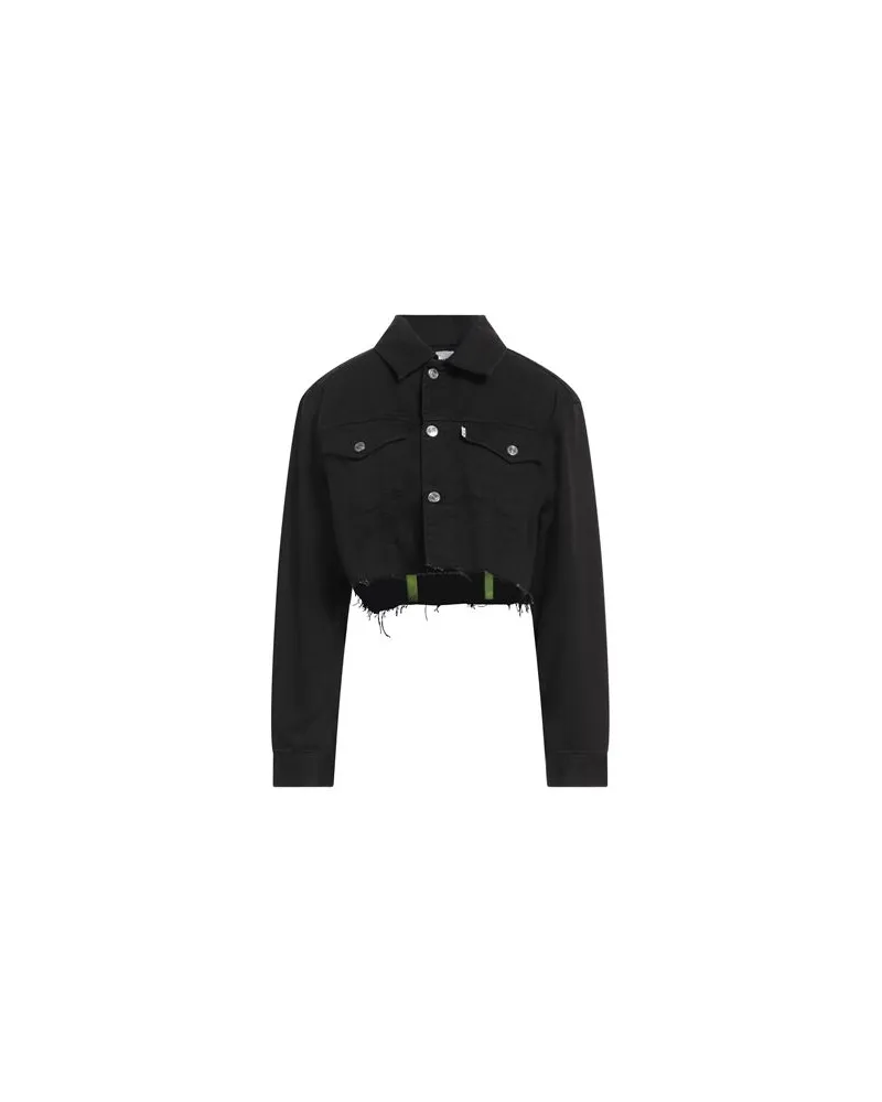 Department 5 JACKEN & MÄNTEL - Jeansjacken/Mäntelauf YOOX.COM Schwarz