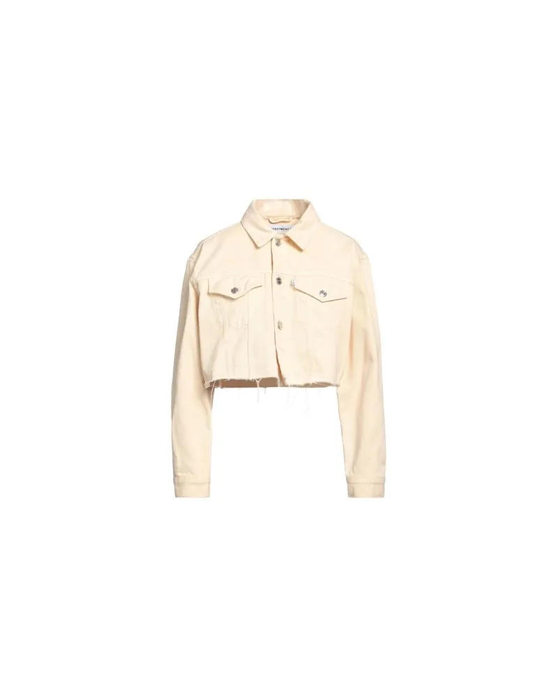 Department 5 JACKEN & MÄNTEL - Jeansjacken/Mäntelauf YOOX.COM Cremeweiß