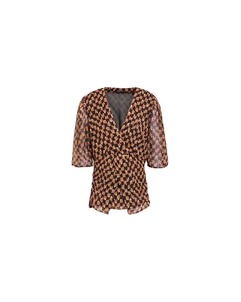 Maison Scotch TOPS - Topsauf YOOX.COM Braun