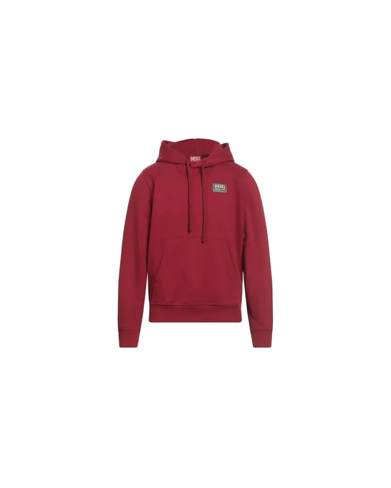 Diesel TOPS - Sweatshirtsauf YOOX.COM Ziegelrot