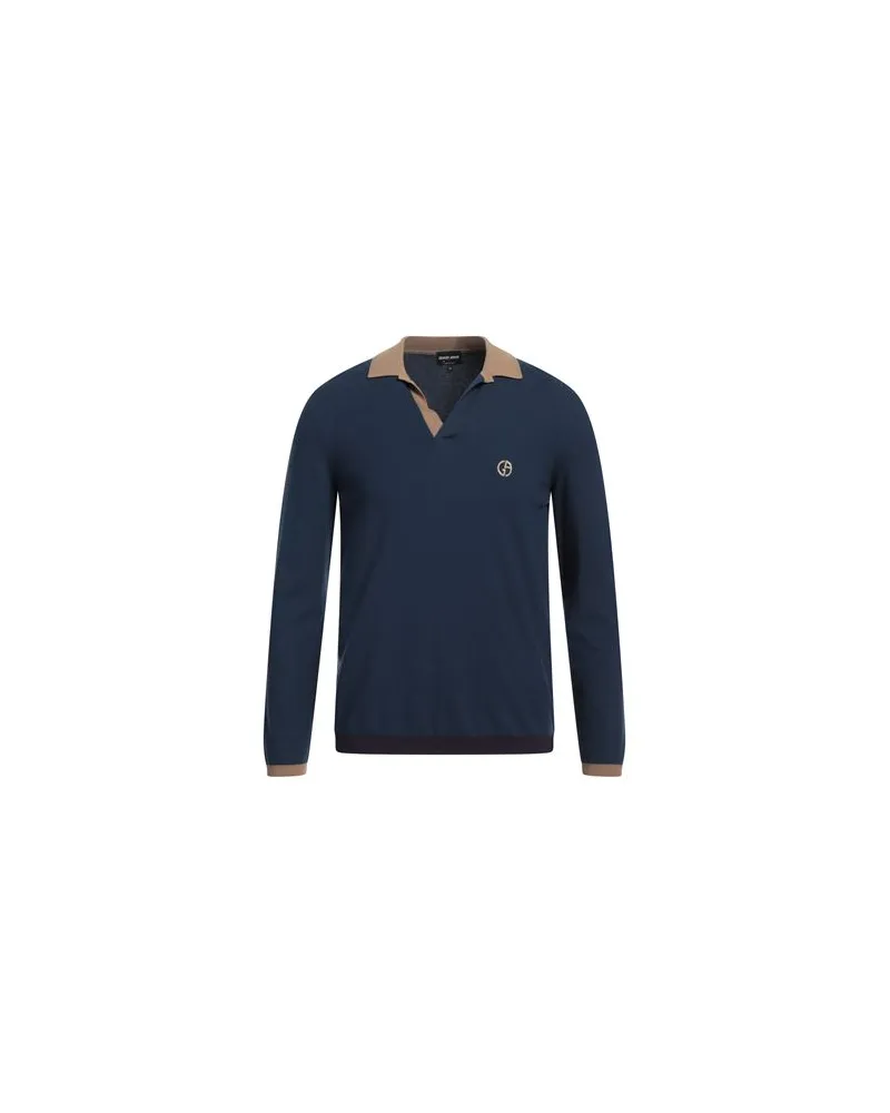 Giorgio Armani STRICKWAREN - Pulloverauf YOOX.COM Marineblau