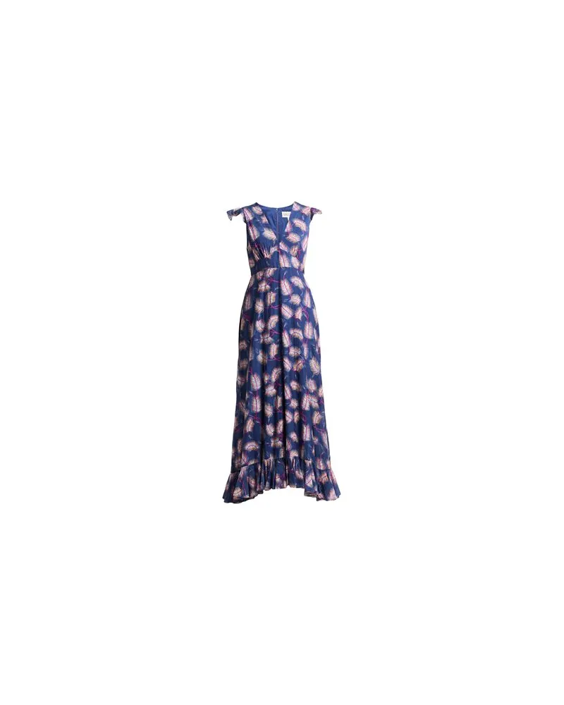 Saloni KLEIDER - Maxi-Kleiderauf YOOX.COM Marineblau