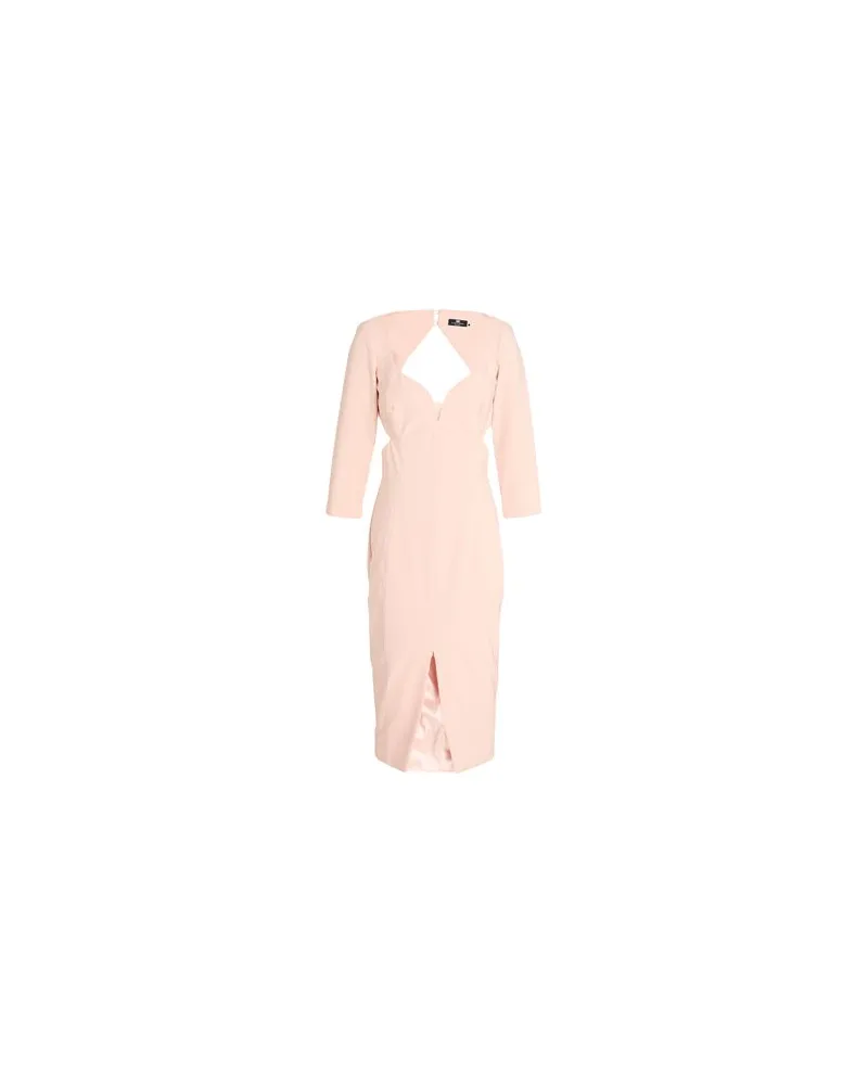 Elisabetta Franchi KLEIDER - Midi-Kleiderauf YOOX.COM Hellrosa