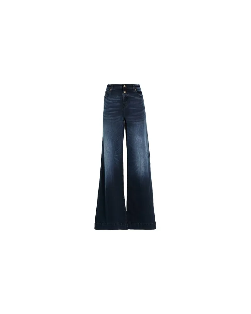 Versace Jeans HOSEN & RÖCKE - Jeanshosenauf YOOX.COM Blau