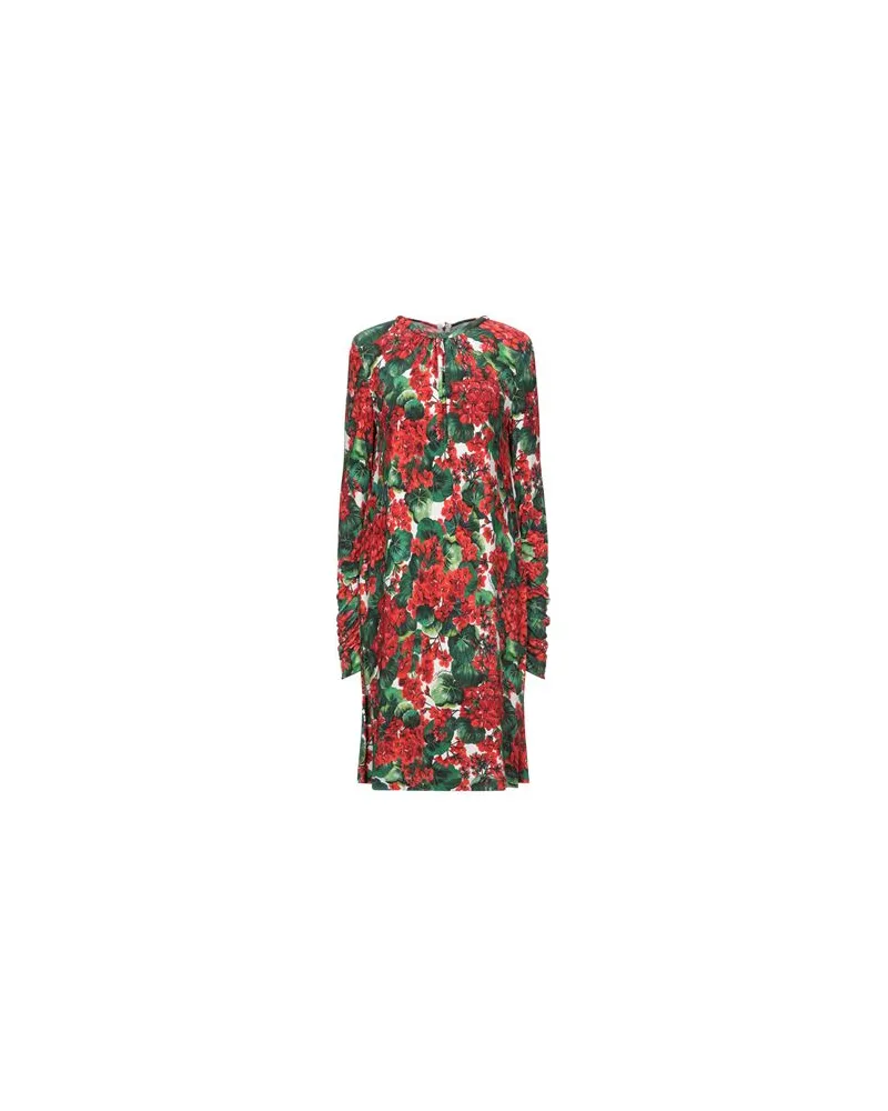 Dolce & Gabbana KLEIDER - Midi-Kleiderauf YOOX.COM Rot