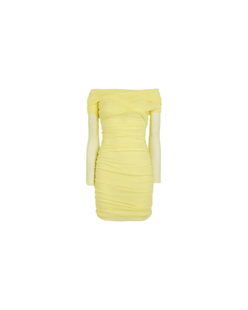 Philosophy Di Lorenzo Serafini KLEIDER - Mini-Kleiderauf YOOX.COM Gelb