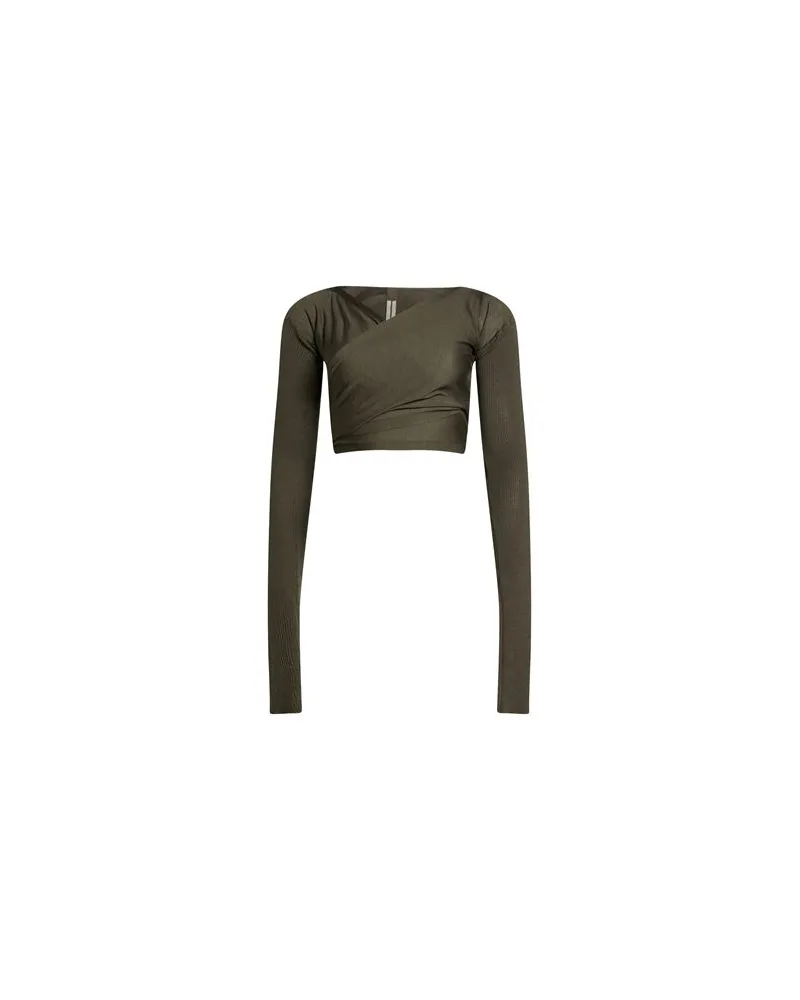 Rick Owens STRICKWAREN - Wickelpulloverauf YOOX.COM Dunkelgrün