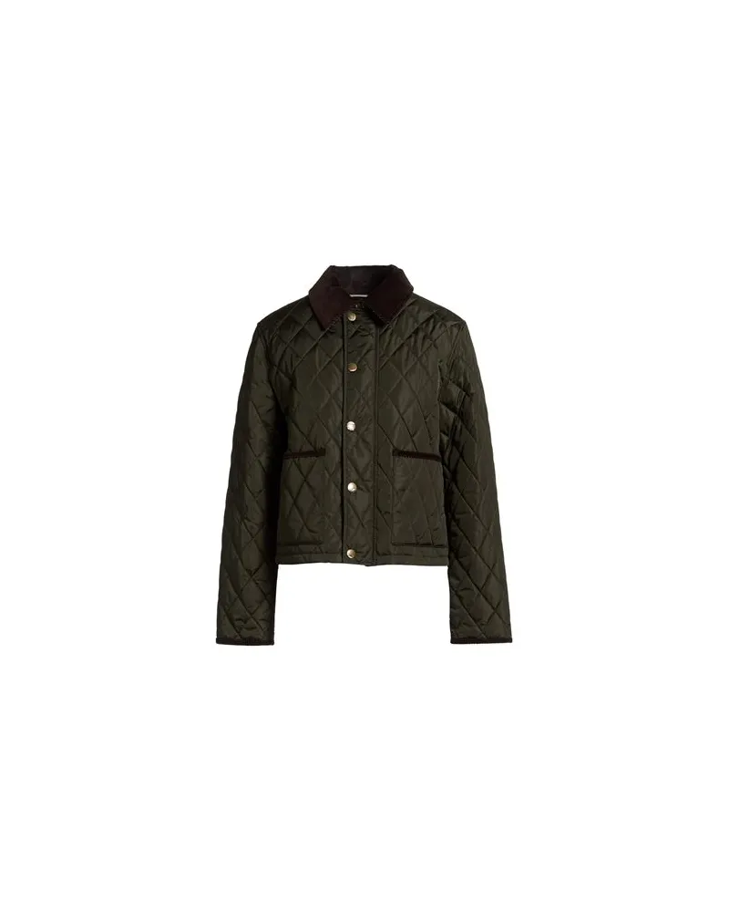 Burberry JACKEN & MÄNTEL - Pufferjacken & Daunenjackenauf YOOX.COM Militärgrün