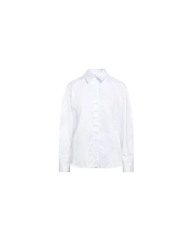 Elisabetta Franchi TOPS - Hemdenauf YOOX.COM Weiß