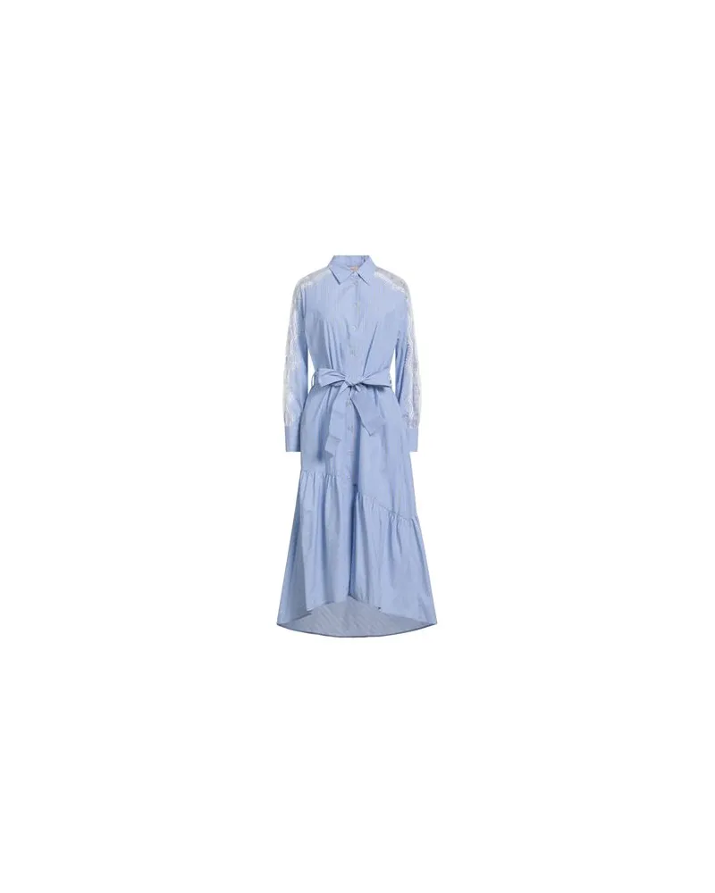 Twin-Set KLEIDER - Maxi-Kleiderauf YOOX.COM Hellblau