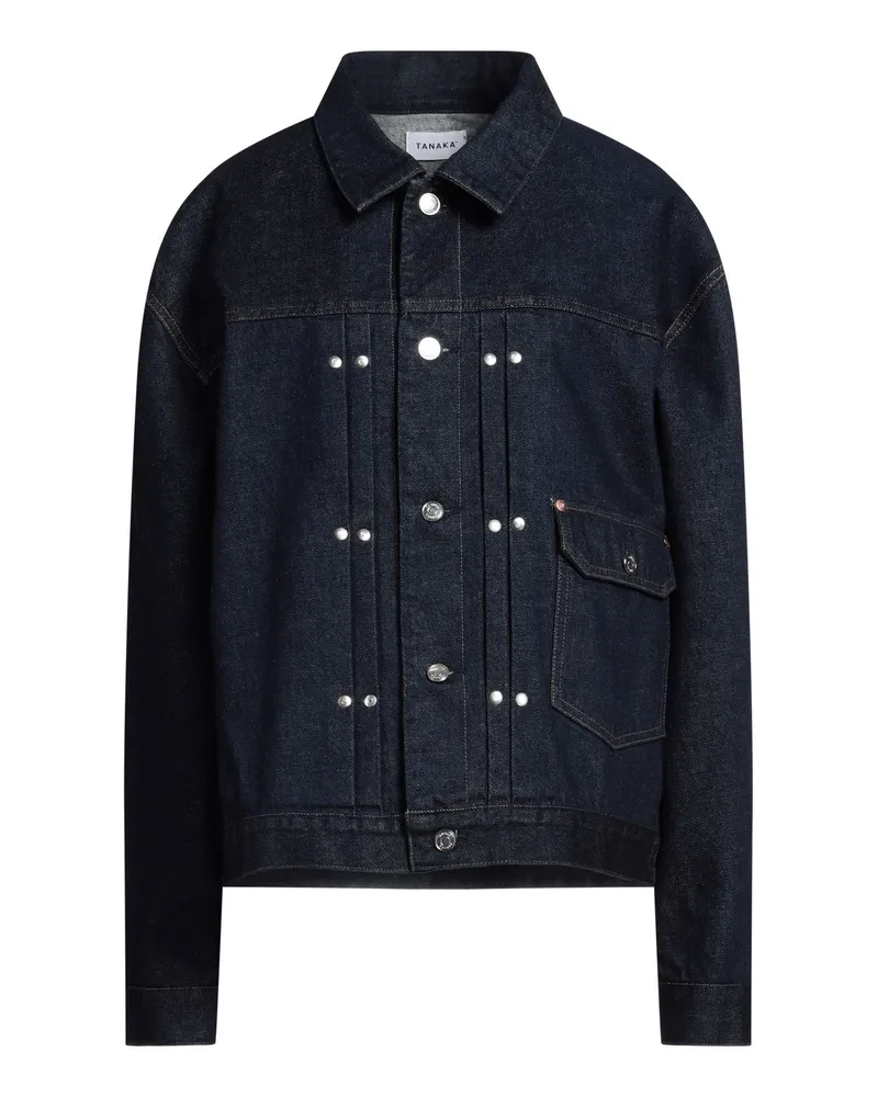 TANAKA Jeansjacke/-mantel Blau