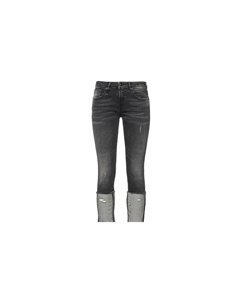 R13 HOSEN & RÖCKE - Jeanshosenauf YOOX.COM Schwarz