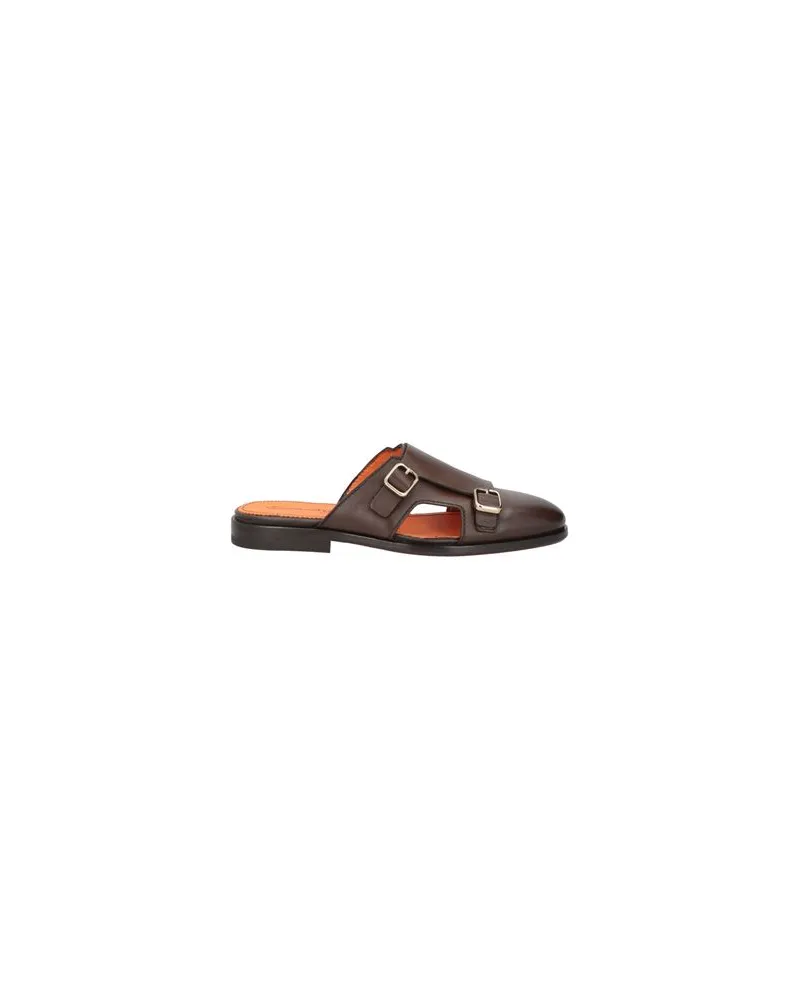 Santoni SCHUHE - Mules & Clogsauf YOOX.COM Dunkelbraun