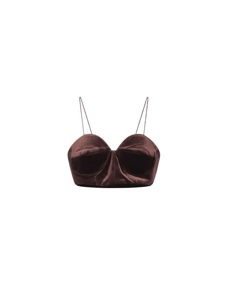 Alex Perry TOPS - Topsauf YOOX.COM Dunkelbraun