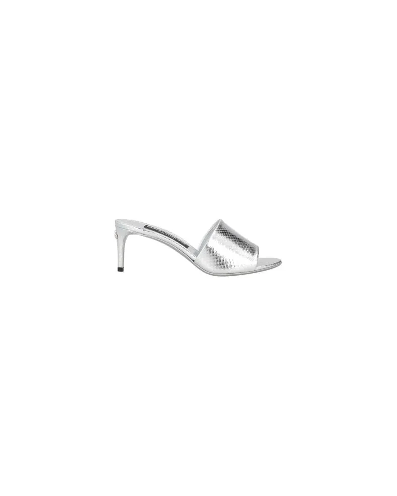 Dolce & Gabbana SCHUHE - Sandalenauf YOOX.COM Silber