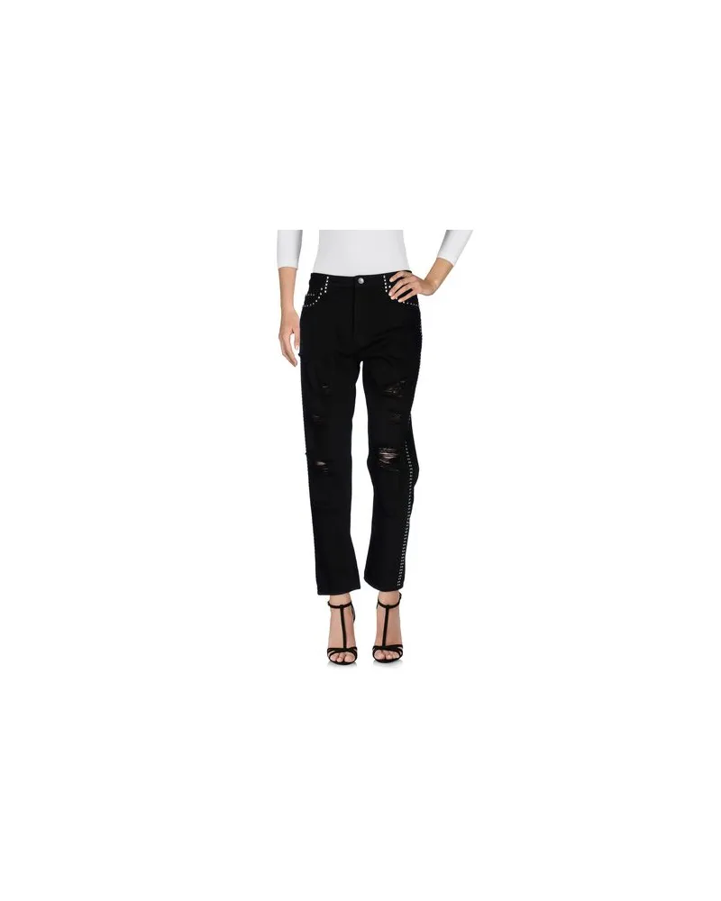Twin-Set HOSEN & RÖCKE - Jeanshosenauf YOOX.COM Schwarz