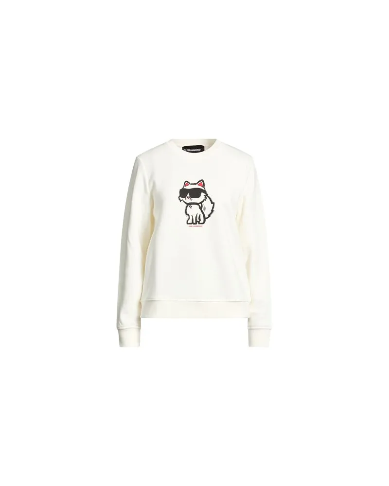 Karl Lagerfeld TOPS - Sweatshirtsauf YOOX.COM Elfenbein
