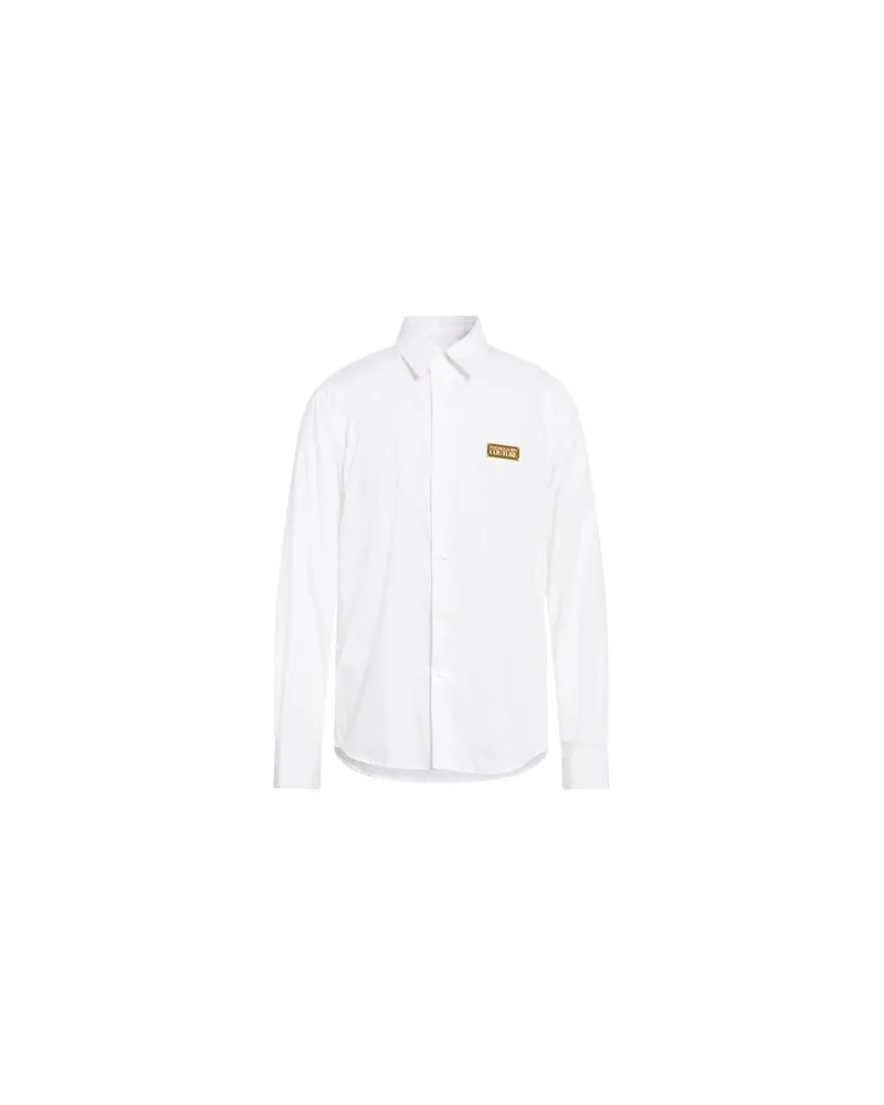 Versace Jeans TOPS - Hemdenauf YOOX.COM Weiß