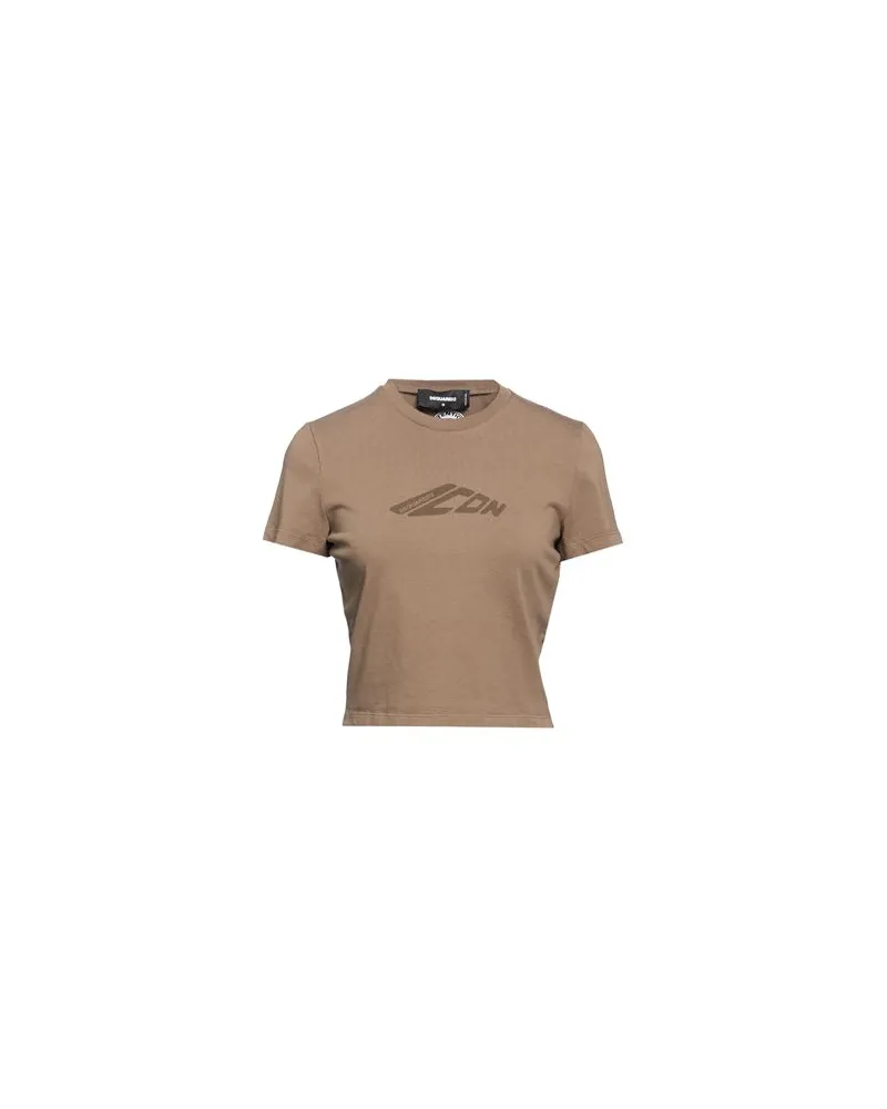 Dsquared2 TOPS - T-shirtsauf YOOX.COM Braun