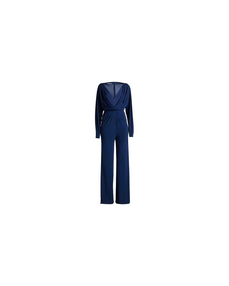 Alberta Ferretti OVERALLS - Jumpsuitsauf YOOX.COM Marineblau