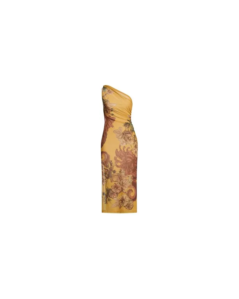 Alberta Ferretti KLEIDER - Midi-Kleiderauf YOOX.COM Senf