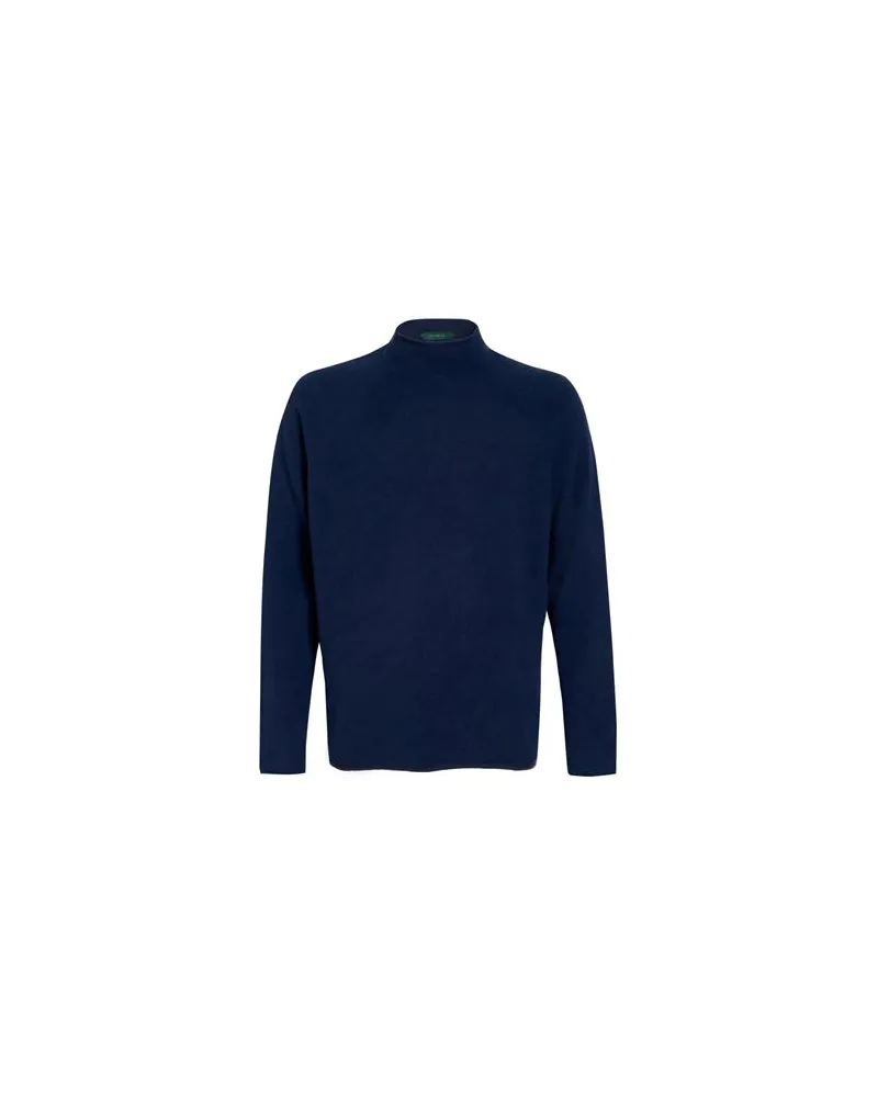 Zanone STRICKWAREN - Rollkragenpulloverauf YOOX.COM Marineblau