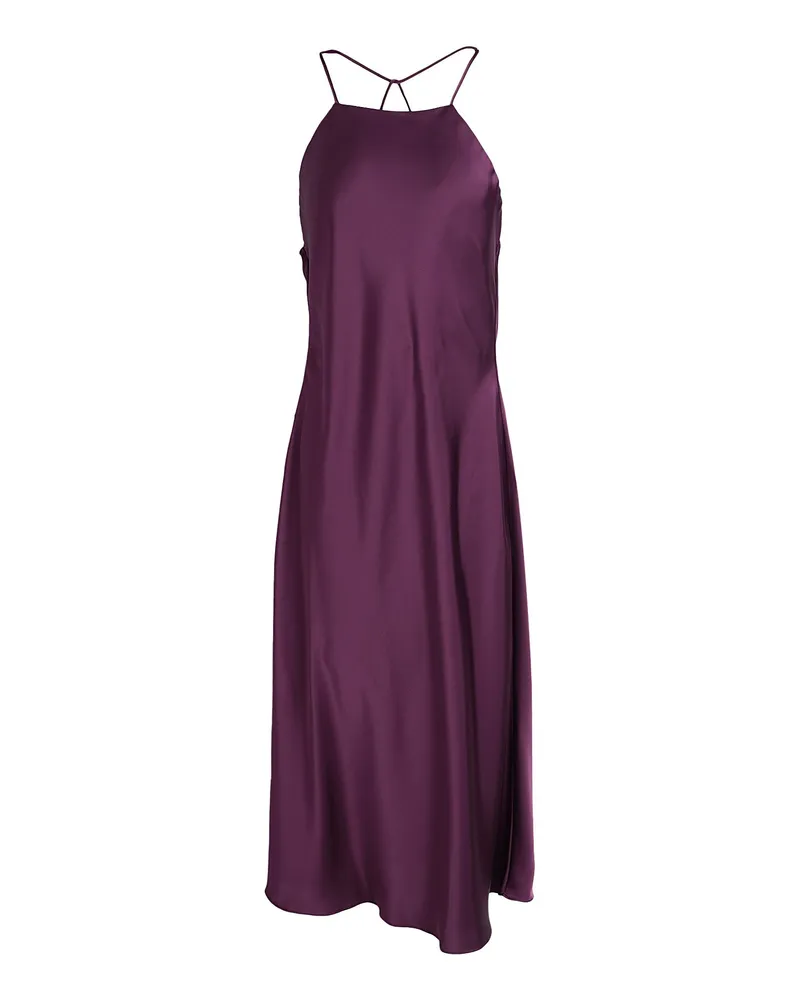 MAX&Co. Midi-Kleid Pflaume