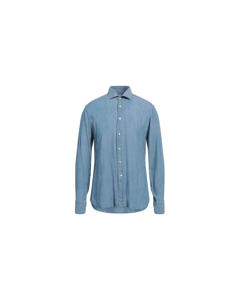 Tintoria Mattei TOPS - Jeanshemdenauf YOOX.COM Blau