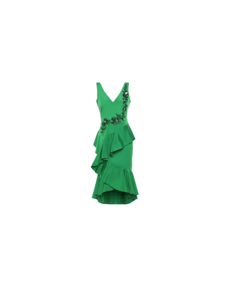 Marchesa KLEIDER - Midi-Kleiderauf YOOX.COM Grün
