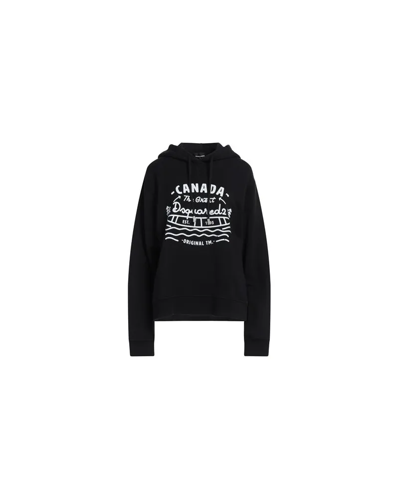 Dsquared2 TOPS - Sweatshirtsauf YOOX.COM Schwarz