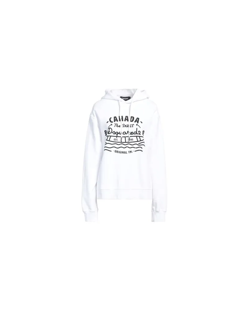 Dsquared2 TOPS - Sweatshirtsauf YOOX.COM Weiß