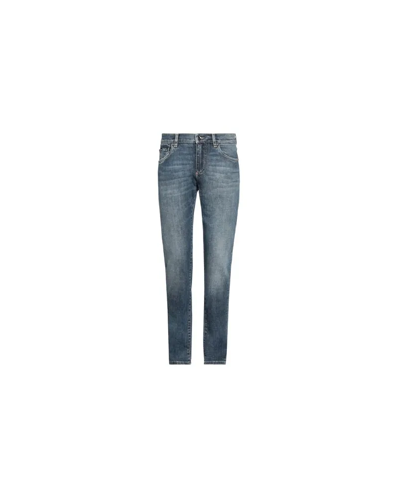 Dolce & Gabbana HOSEN & RÖCKE - Jeanshosenauf YOOX.COM Blau